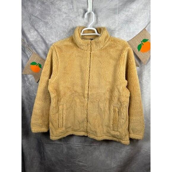 Men's Fleece Jacket Full-Zip Stand Collar Winter Warm Casual Work Outwear 2XL - Picture 1 of 7